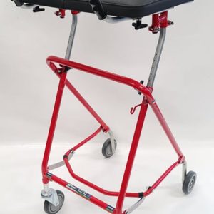 Easy Fold Rehab Walker with Pulpit Top – 2 Castors / 2 Wheels