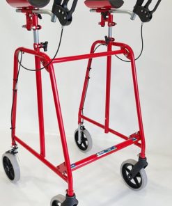 Rehab Forearm Walker – 2 Castors(8″)/ 2 wheels (8″) With Brakes