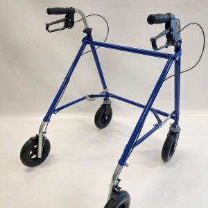 Giant Rehab Walker Standard Handles with Brakes – 2 (8″) Castors / 2 (8″)Wheels
