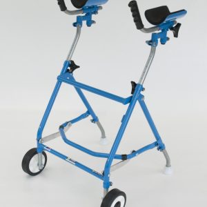 Junior Rover Walker with Forearm Troughs – 2 Wheels / 2 Glide Feet