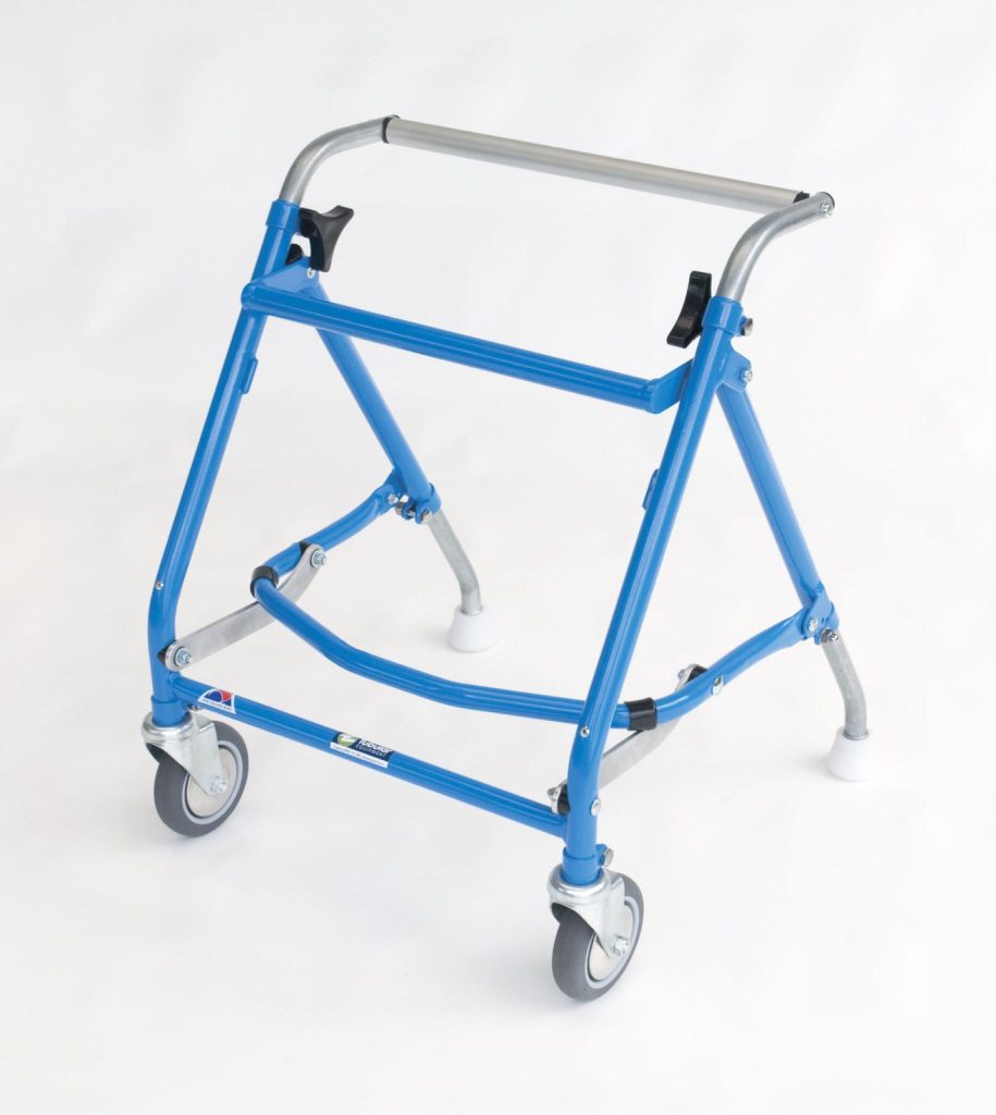 Junior Rover Walker with Pram Handles 2 Castors / 2 Glide Feet
