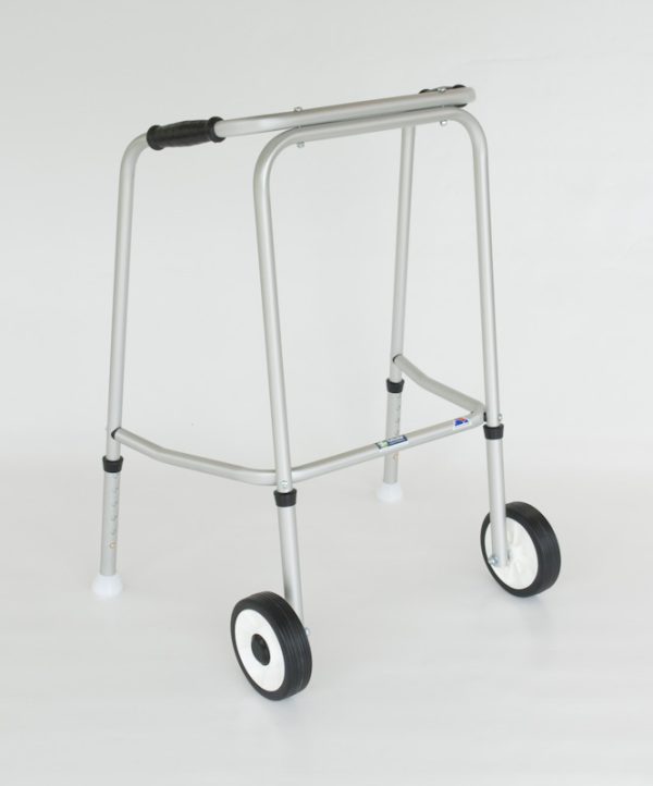 Standard Adjustable Walker TALL – 2 Wheels / 2 Glide Feet