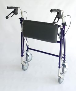 Super Giant Rehab Walker with Standard Handles Brakes & Seat 2 Castors / 2 Wheels