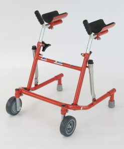 Tiny Tot Walker with Forearm Troughs – 2 Wheels / 2 Feet