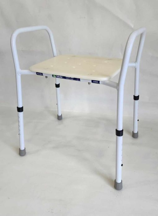 Shower Stool Heavy Duty Adjustable Height With Arms