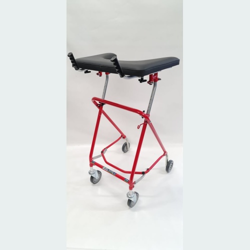 Easy Folding Rehab Walker with Pulpit Top - 2 Castors / 2 Wheels