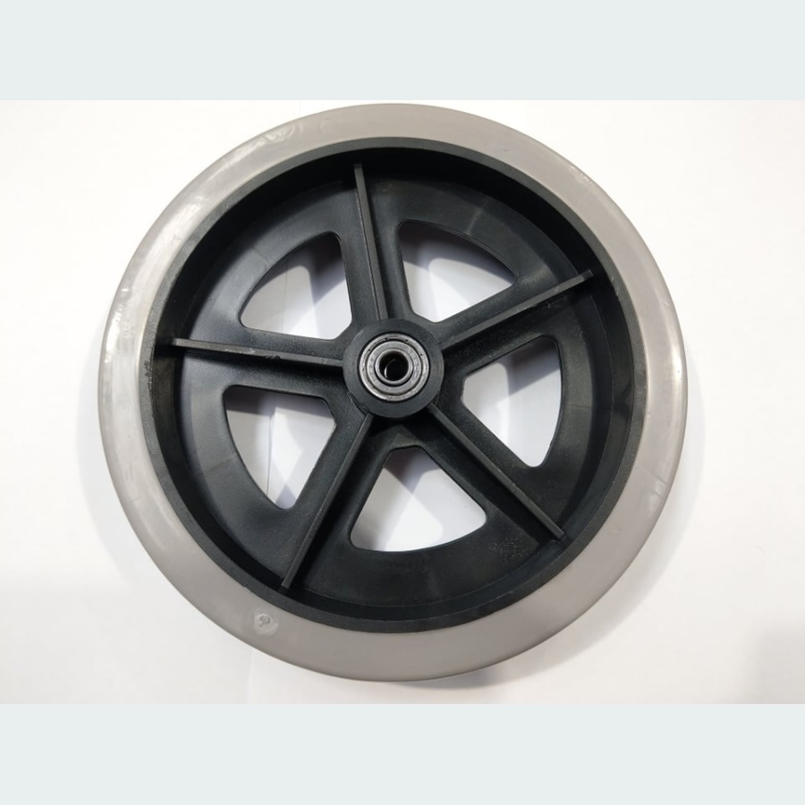 200mm x 50mm Black/Grey Wheel