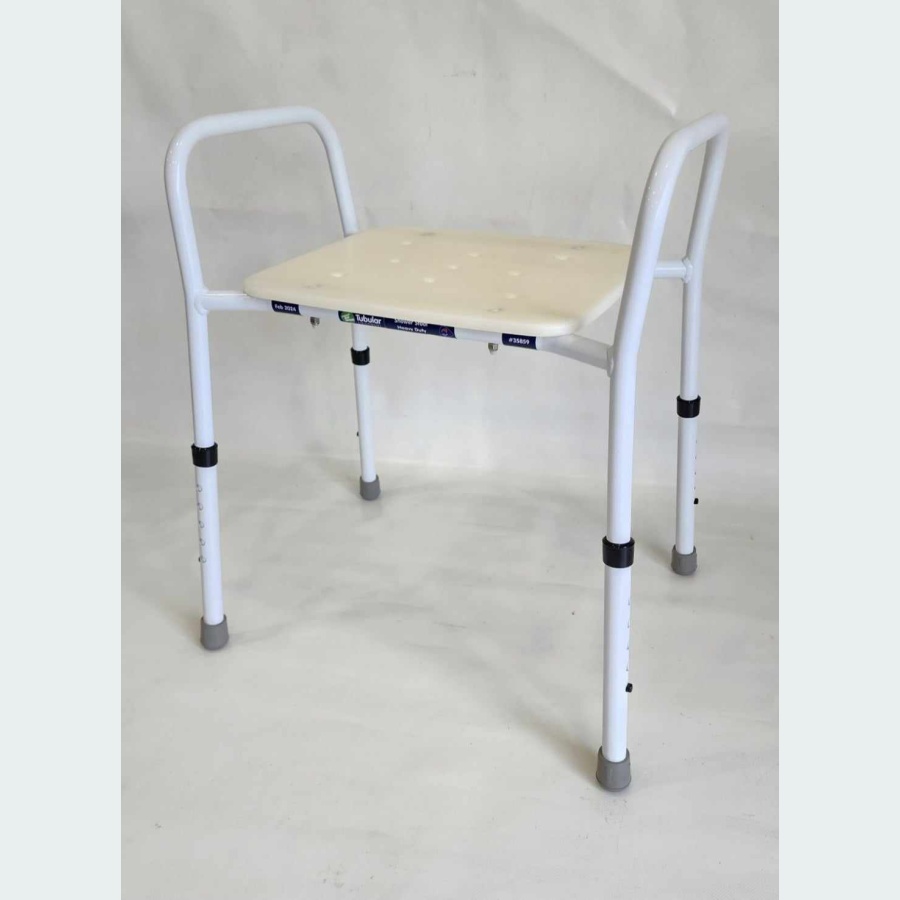 Shower Stool Heavy Duty Adjustable Height with No Arms