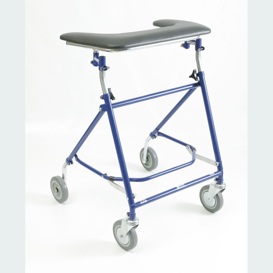 Giant Folding Rehab Walker with Pulpit Top - 2 Castors / 2 Wheels