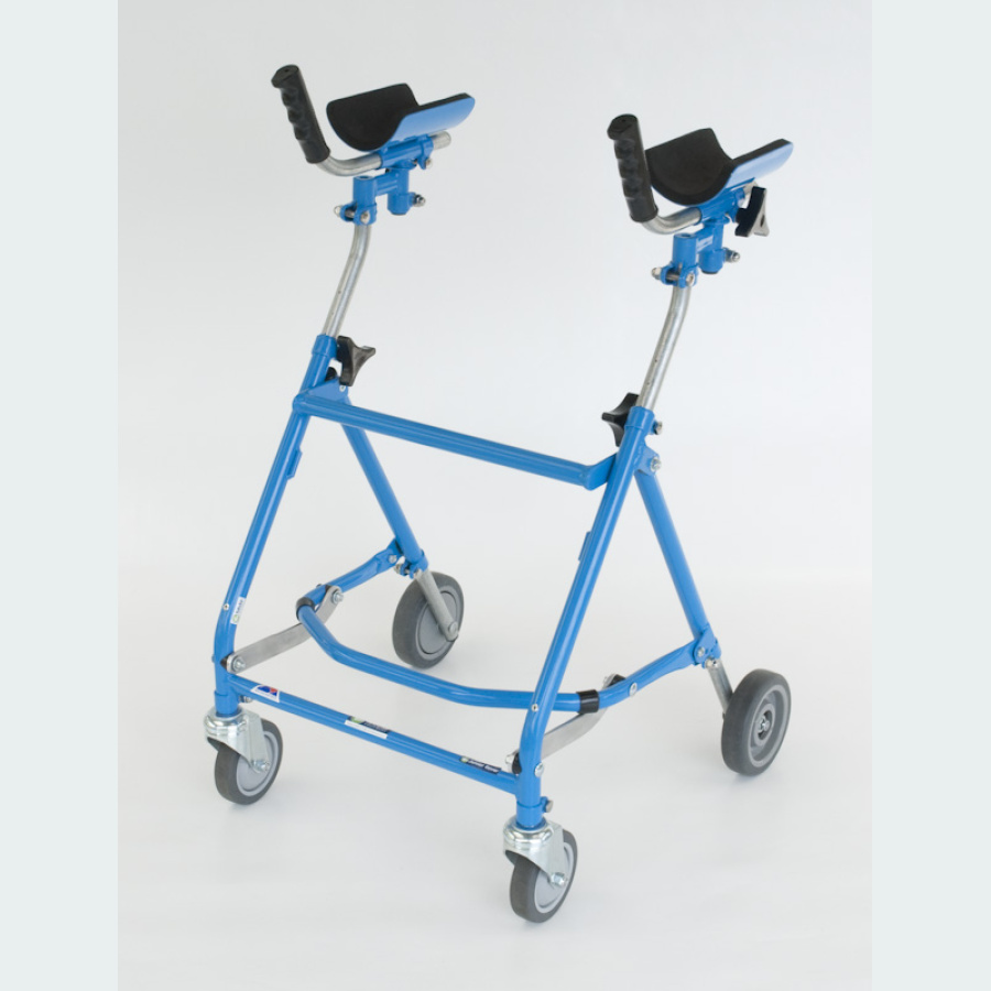 Junior Rover Walker with Forearm Troughs - 2 Castors / 2 Wheels