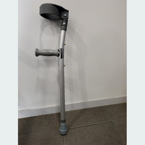 Aluminium Elbow Crutches - Paediatric  Large Cuffs - Double Adjustable