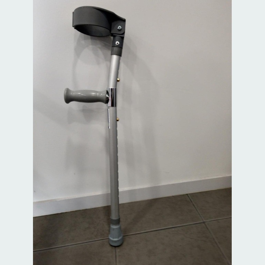 Aluminium Elbow Crutches - Paediatric Large Cuffs - Double Adjustable