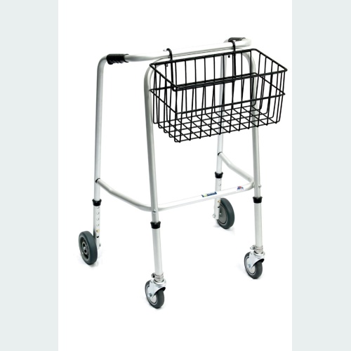 Standard Adjustable Walker - Short - 2 Castors / 2 Wheels