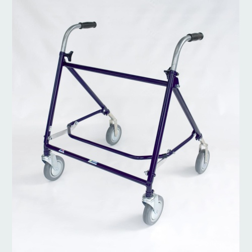 Super Giant Folding Rehab Walker with Standard Handles - 2 Castors / 2 Wheels