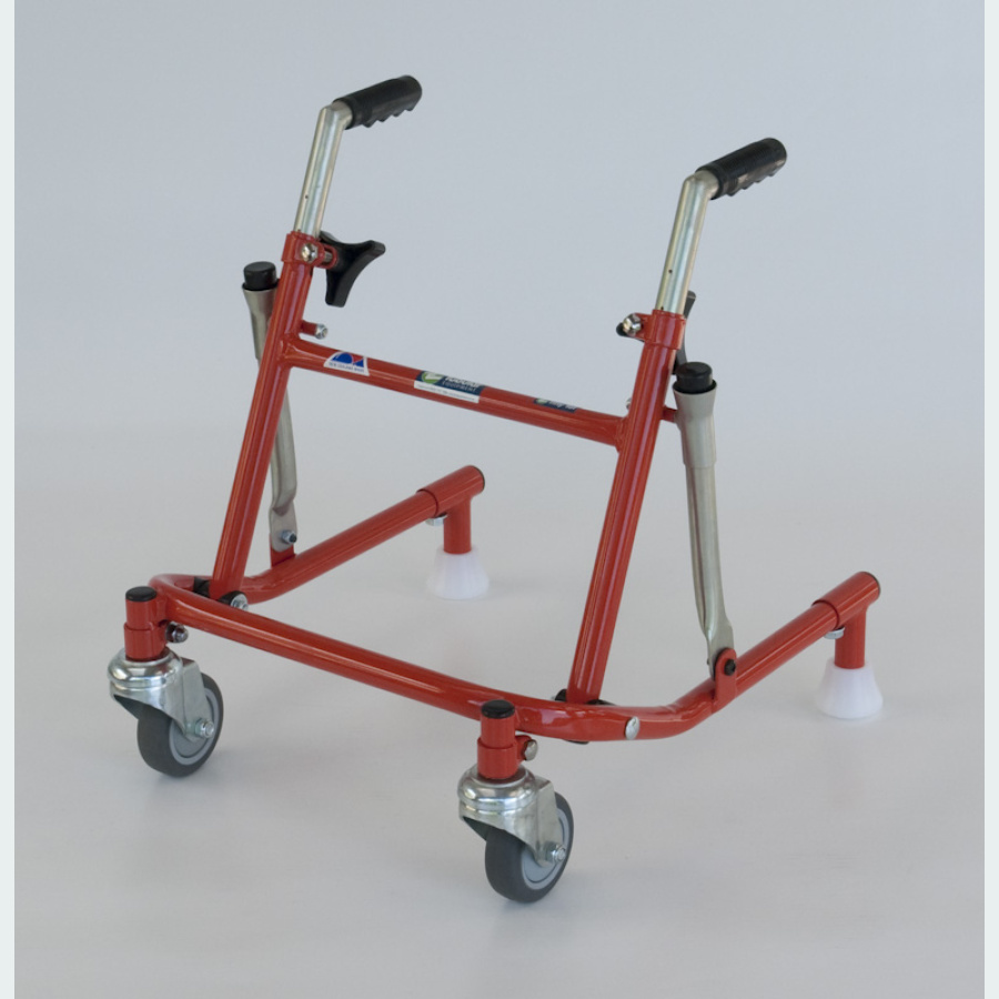Tiny Tot Walker with Standard Handles - 2 Castors / 2 Glide Feet